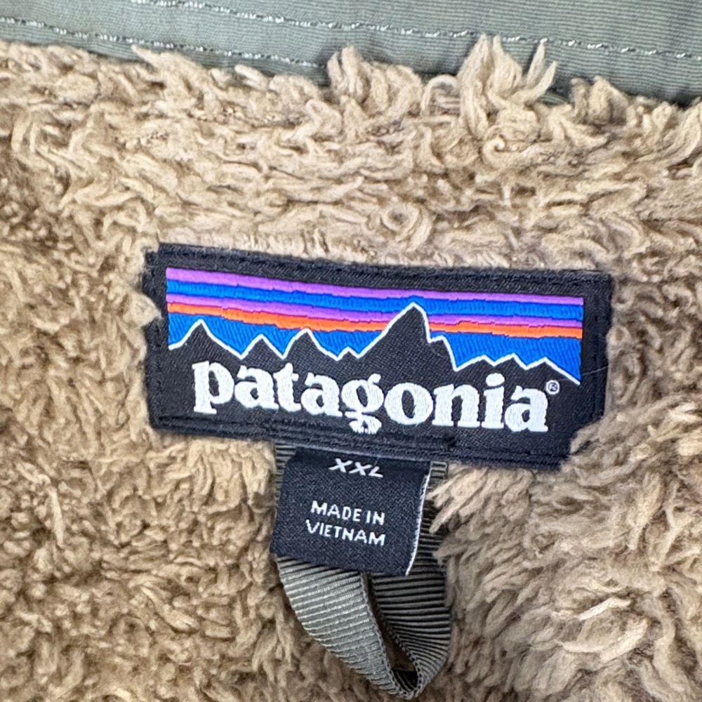 🌲 Patagonia Insulated Snap Front Jacket | XXL | Olive Green | Sherpa Lined - Picture 4 of 9